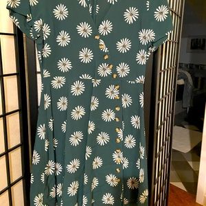 Madewell green dress
